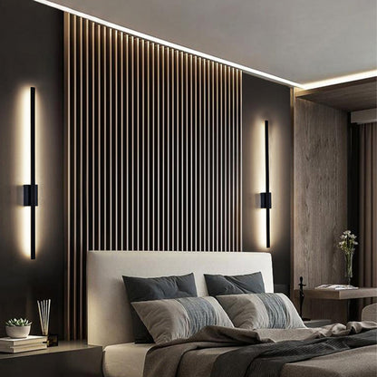 Wandlamp LED Minimalistisch met Verticale Staaf en Warm Licht