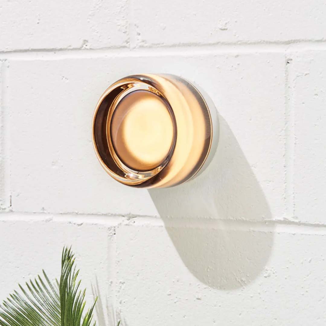 Wandlamp LED Modern met Glazen Kap en Kuiltjespatroon