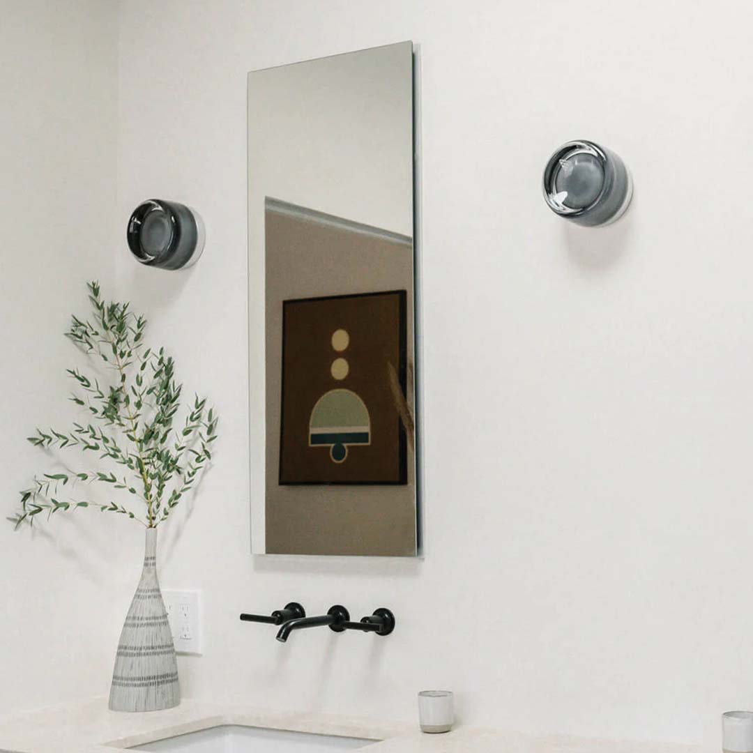 Wandlamp LED Modern met Glazen Kap en Kuiltjespatroon