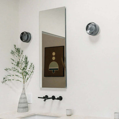Wandlamp LED Modern met Glazen Kap en Kuiltjespatroon