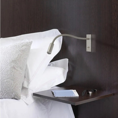 Wandlamp Leeslamp Moderne Stijl met Flexibele Gooseneck Arm en Geïntegreerde LED
