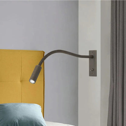 Wandlamp Leeslamp Moderne Stijl met Flexibele Gooseneck Arm en Geïntegreerde LED