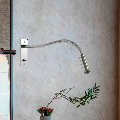 Wandlamp Leeslamp Moderne Stijl met Flexibele Gooseneck Arm en Geïntegreerde LED
