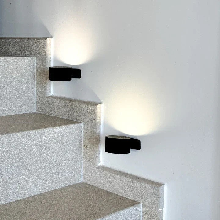 Wandlamp Minimalistisch Draadloos met 360° Draaibare Kop en USB Oplaadbaar