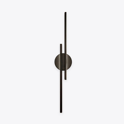 Wandlamp Minimalistisch LED met Dubbele Lineaire Staven en Ronde Basis