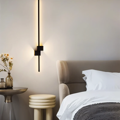 Wandlamp Minimalistisch LED met Langwerpige Staaf en Warm Licht