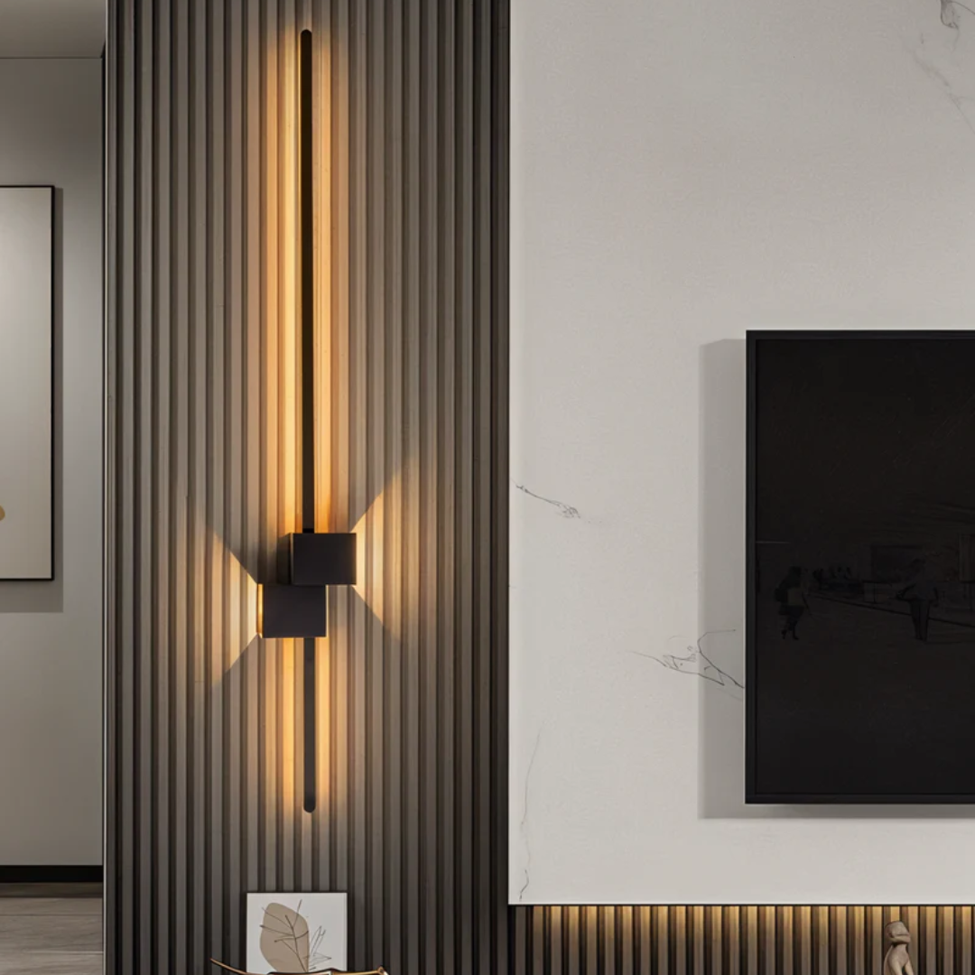 Wandlamp Minimalistisch LED met Langwerpige Staaf en Warm Licht