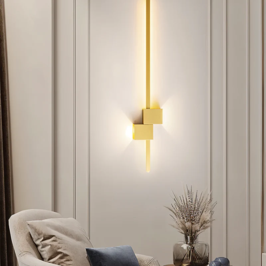 Wandlamp Minimalistisch LED met Langwerpige Staaf en Warm Licht