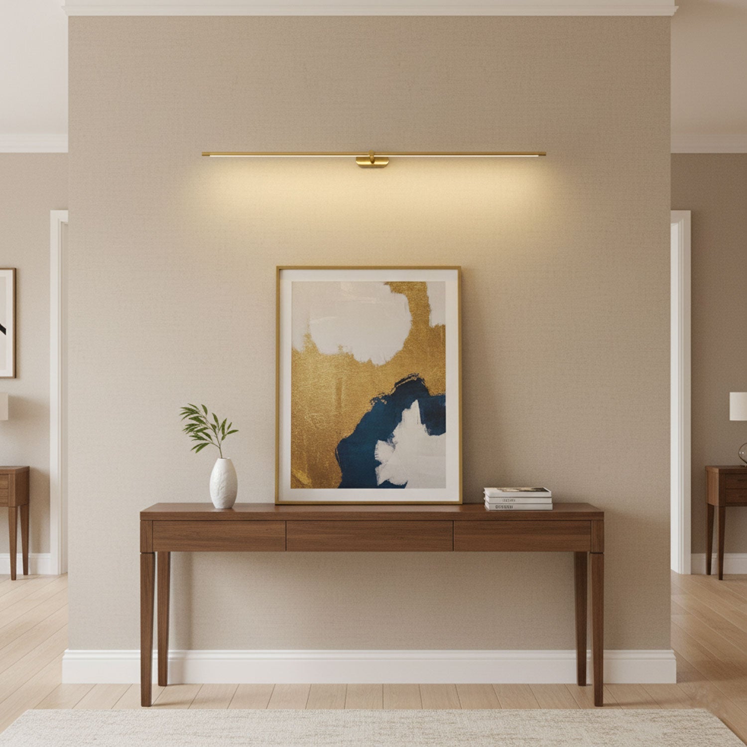 Wandlamp Minimalistisch Lineair Draadloos met Dimmer en Afstandsbediening