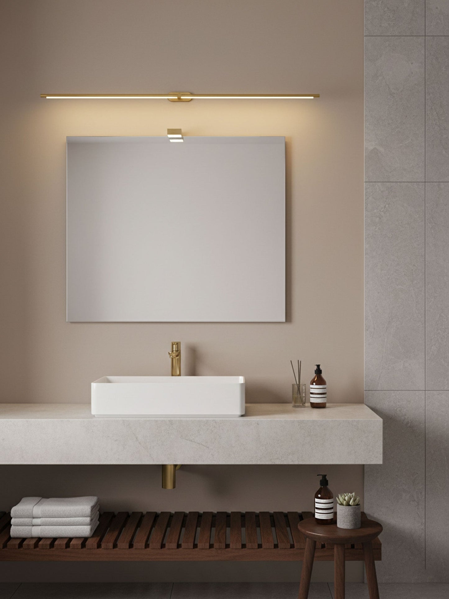 Wandlamp Minimalistisch Lineair Draadloos met Dimmer en Afstandsbediening