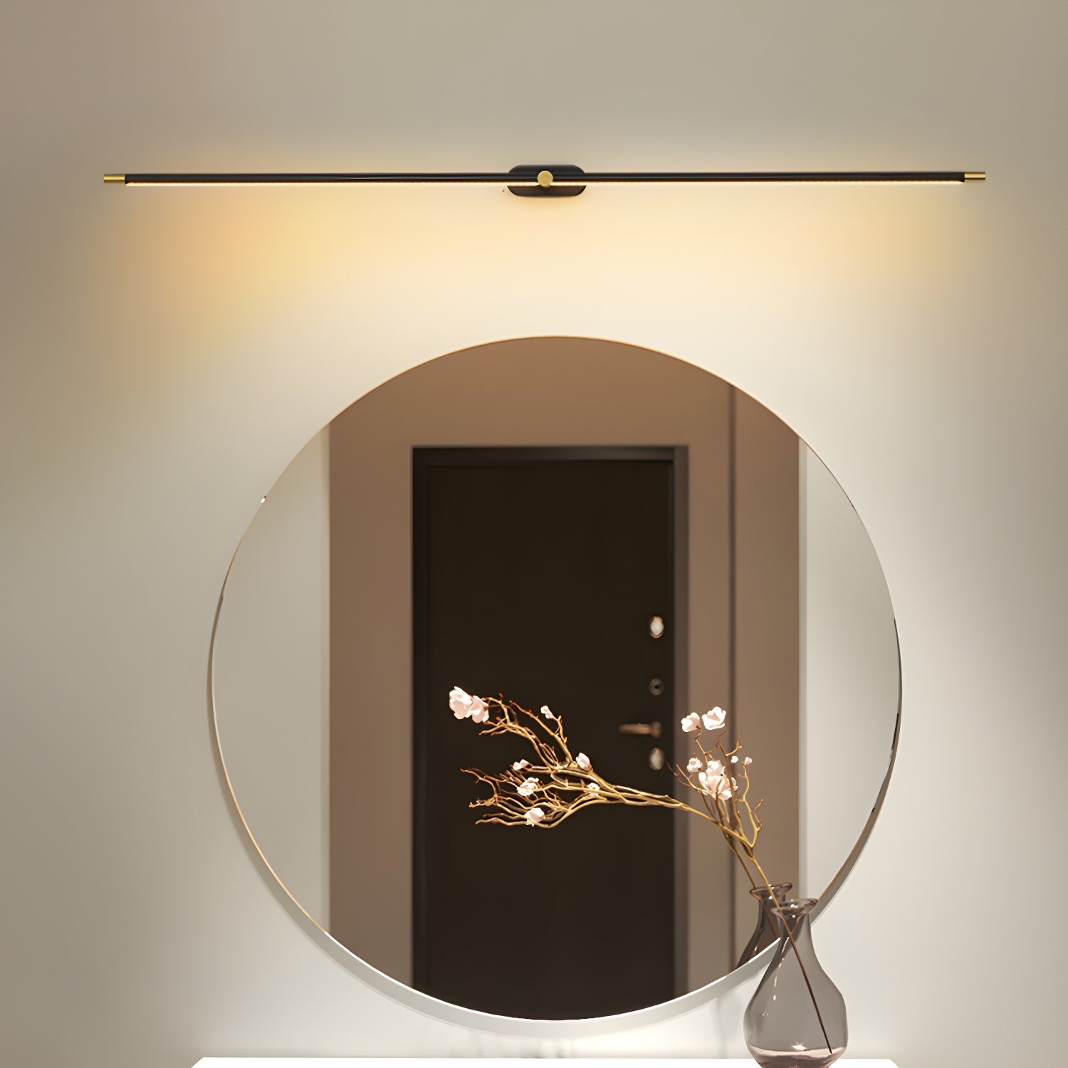 Wandlamp Minimalistisch Lineair Draadloos met Dimmer en Afstandsbediening