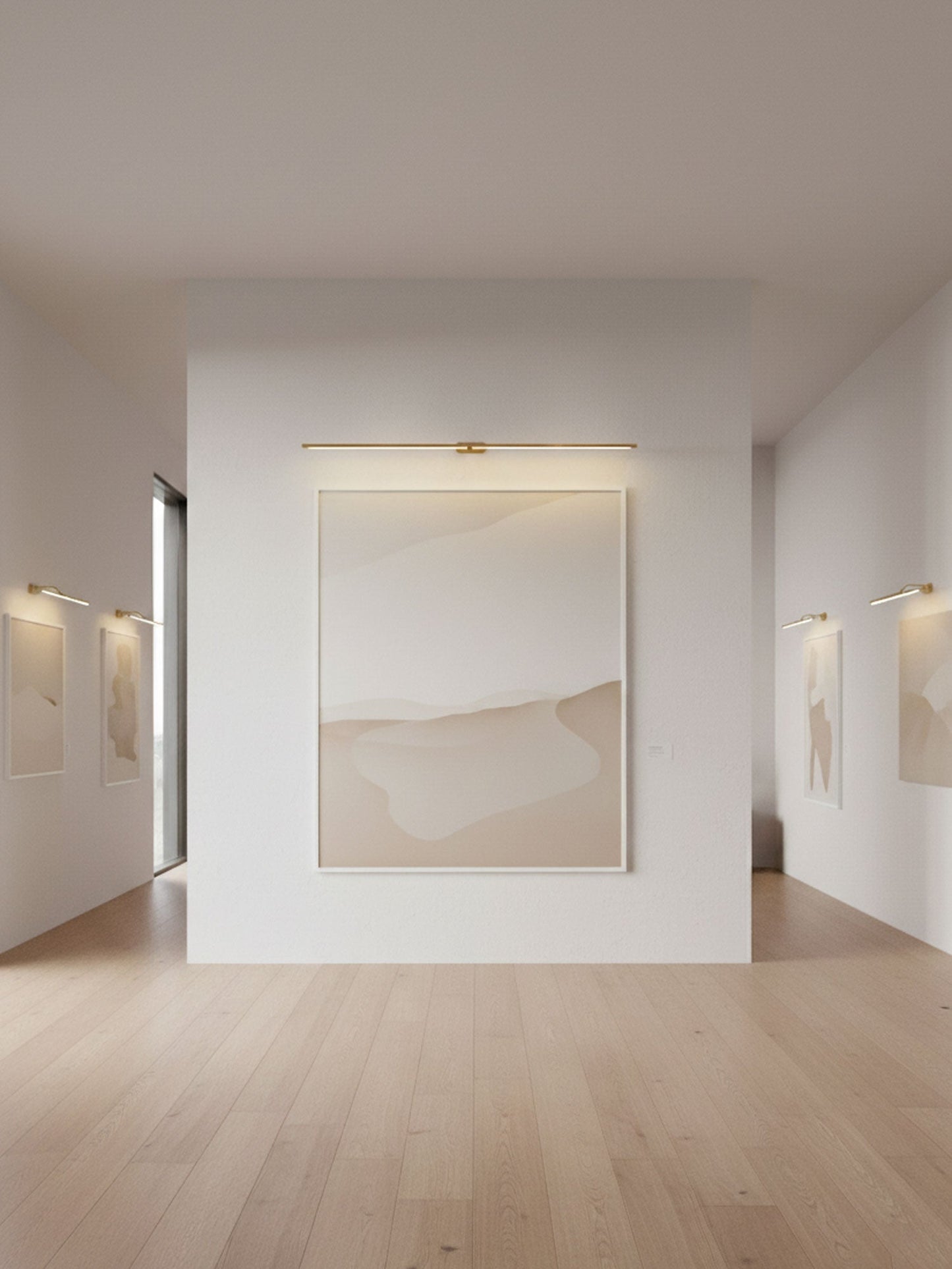 Wandlamp Minimalistisch Lineair Draadloos met Dimmer en Afstandsbediening