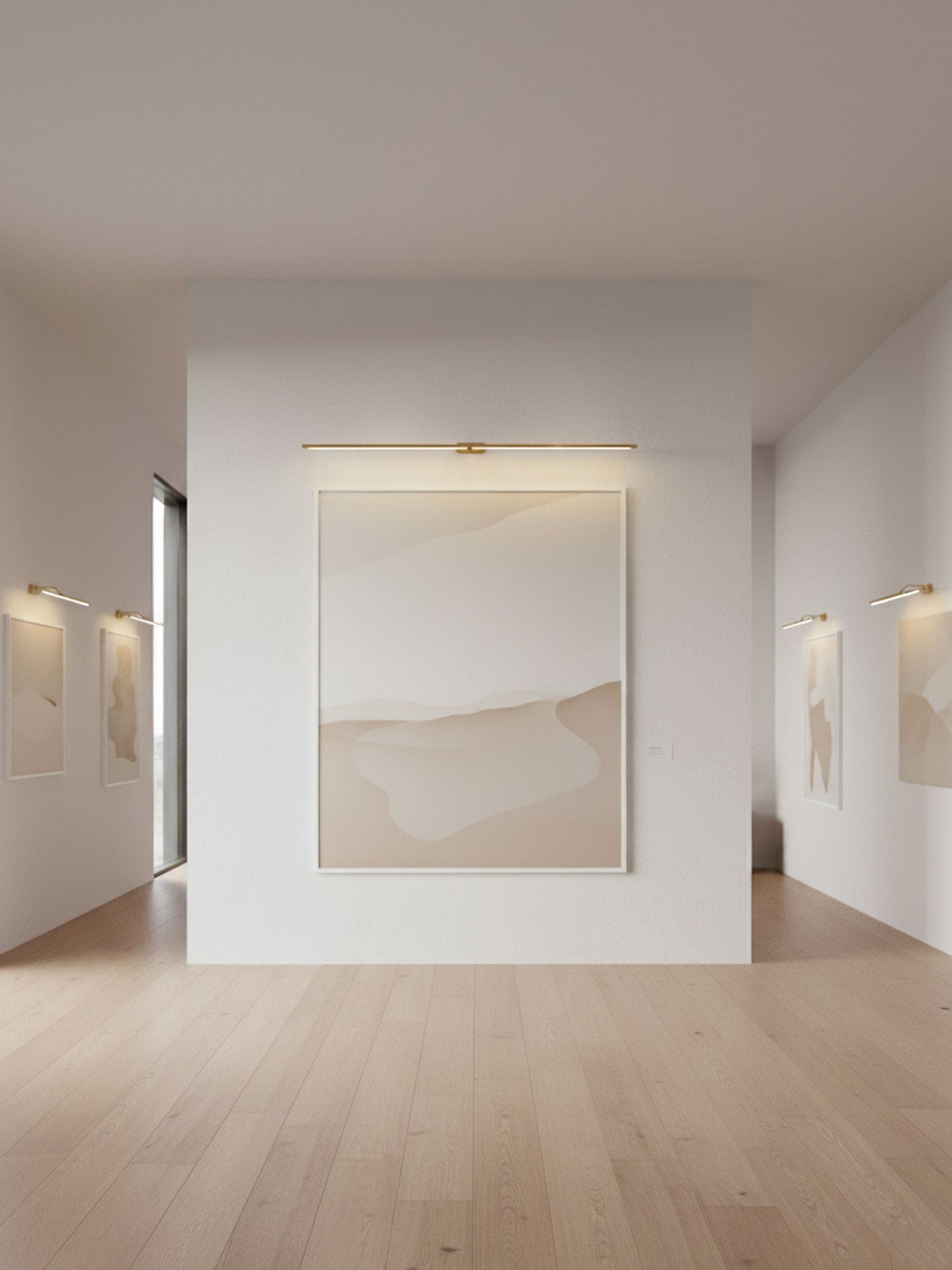 Wandlamp Minimalistisch Lineair Draadloos met Dimmer en Afstandsbediening