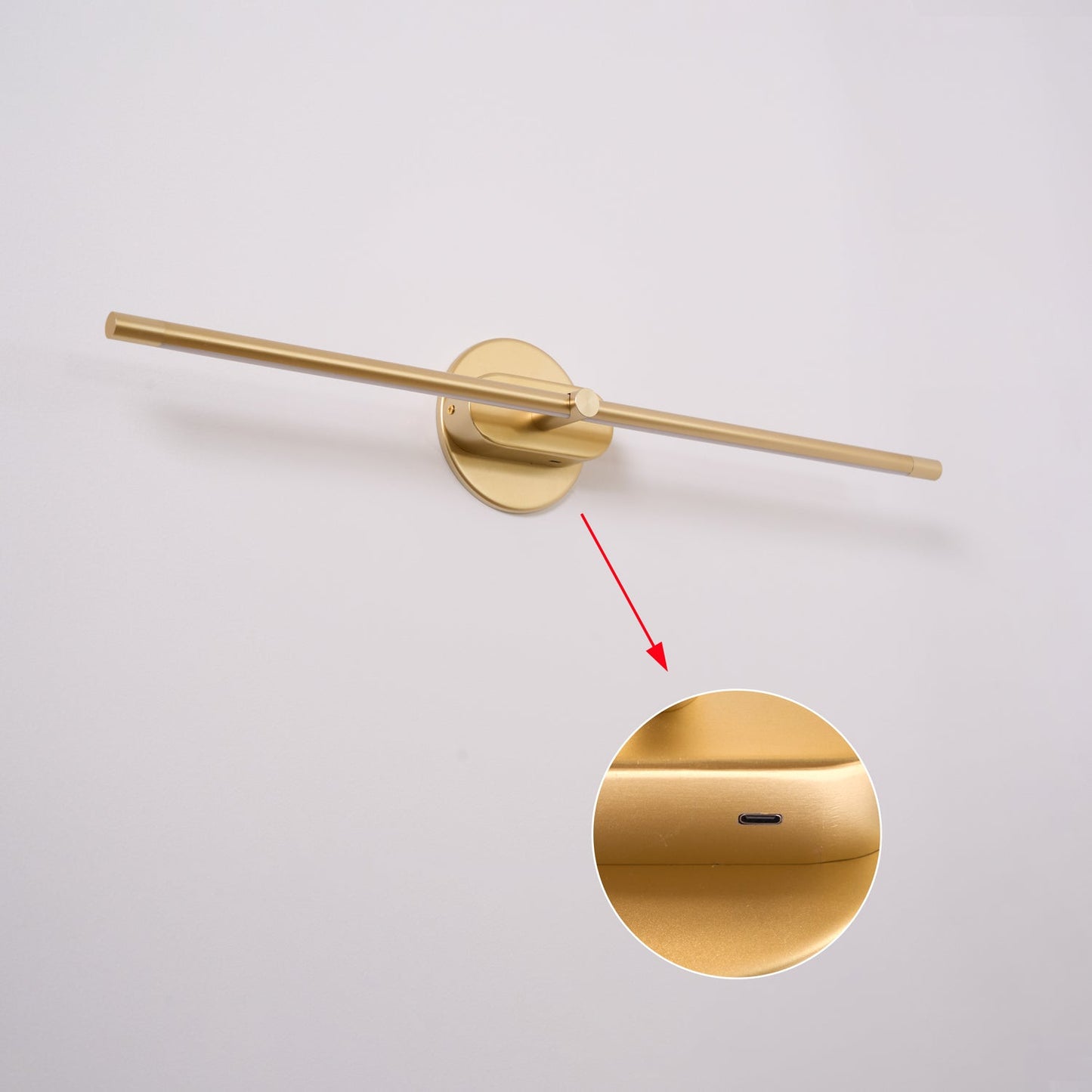 Wandlamp Minimalistisch Lineair Draadloos met Dimmer en Afstandsbediening