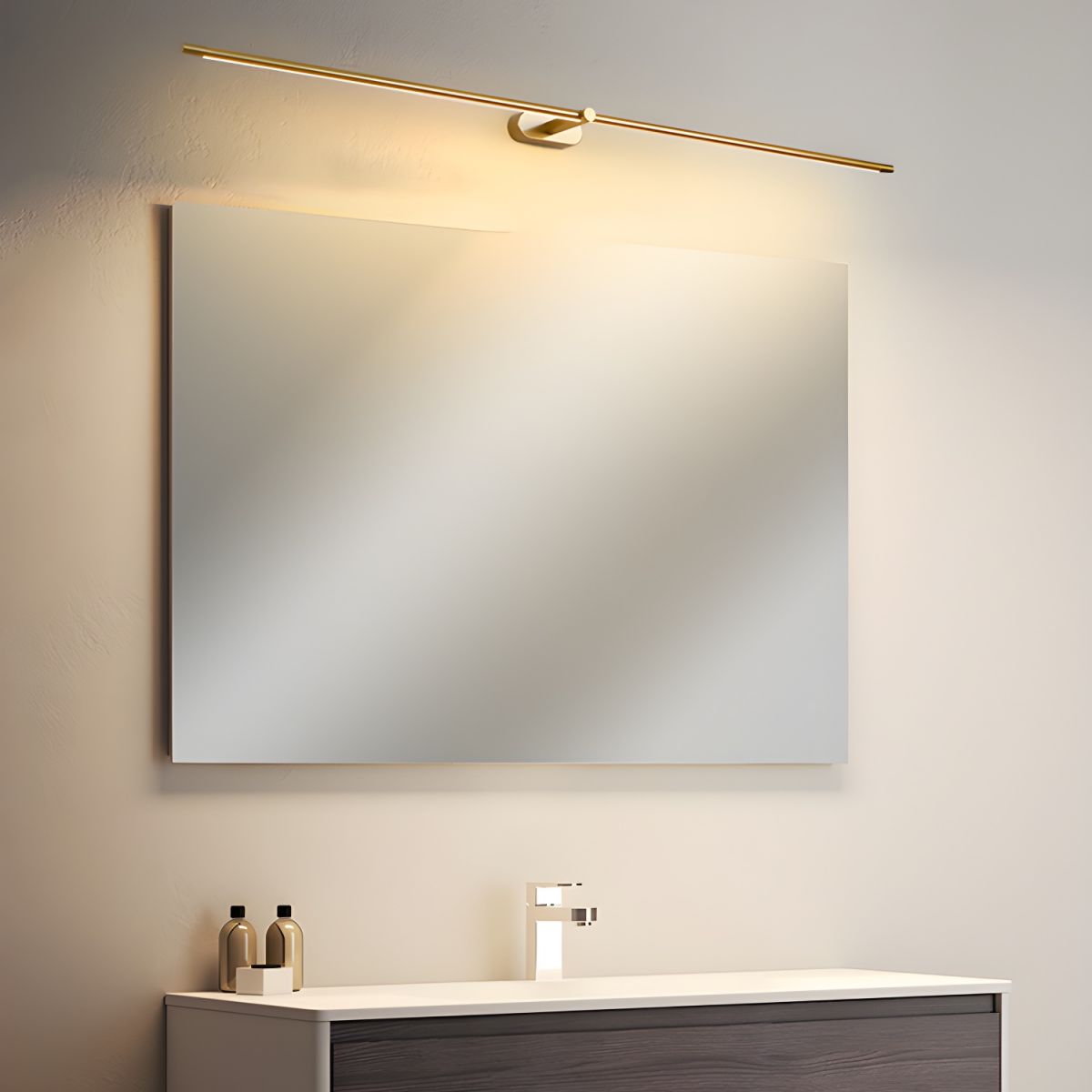 Wandlamp Minimalistisch Lineair Draadloos met Dimmer en Afstandsbediening