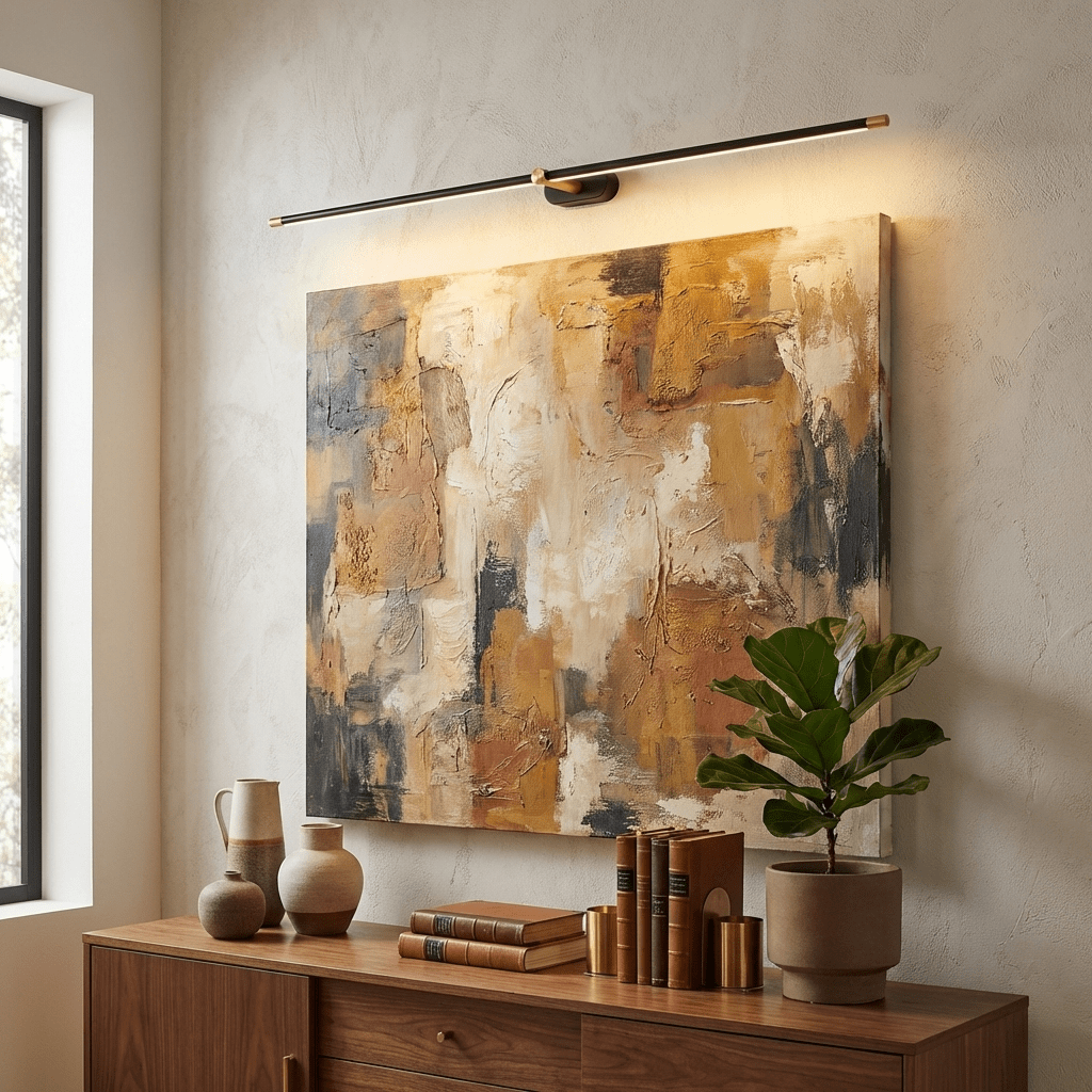 Wandlamp Minimalistisch Lineair Draadloos met Dimmer en Afstandsbediening