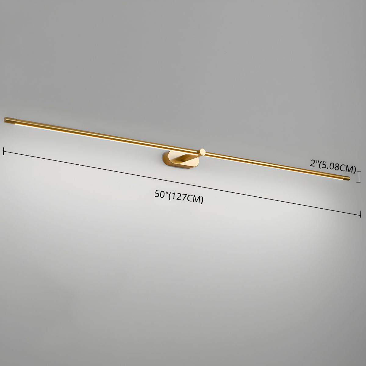 Wandlamp Minimalistisch Lineair Draadloos met Dimmer en Afstandsbediening
