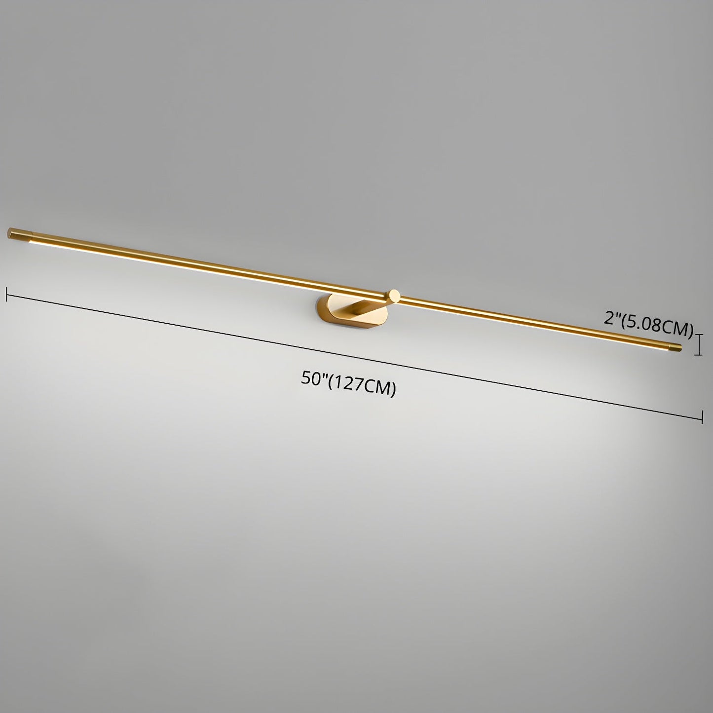 Wandlamp Minimalistisch Lineair Draadloos met Dimmer en Afstandsbediening