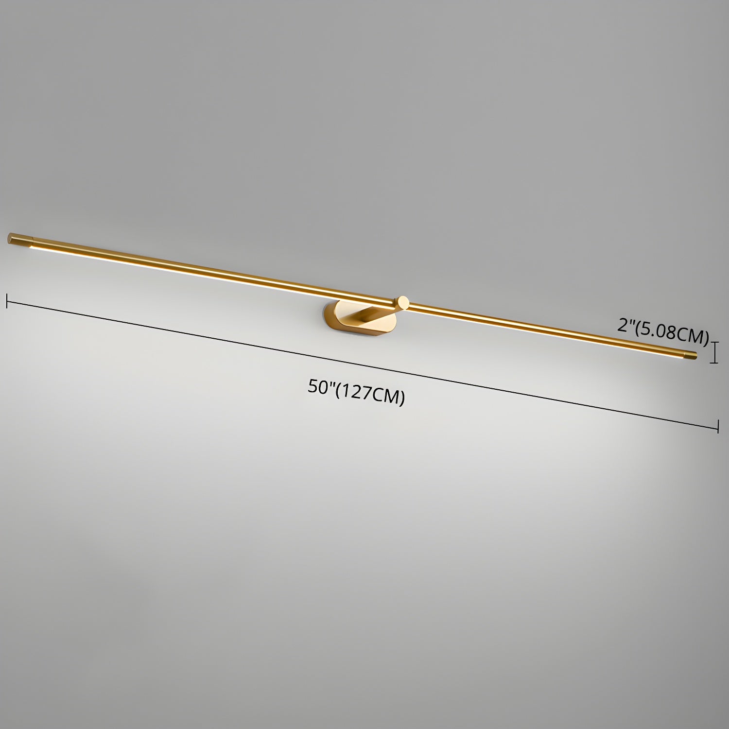 Wandlamp Minimalistisch Lineair Draadloos met Dimmer en Afstandsbediening