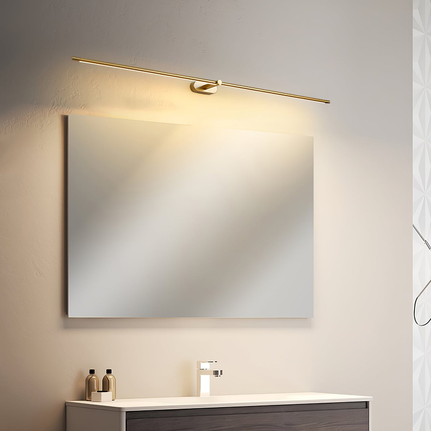 Wandlamp Minimalistisch Lineair Draadloos met Dimmer en Afstandsbediening