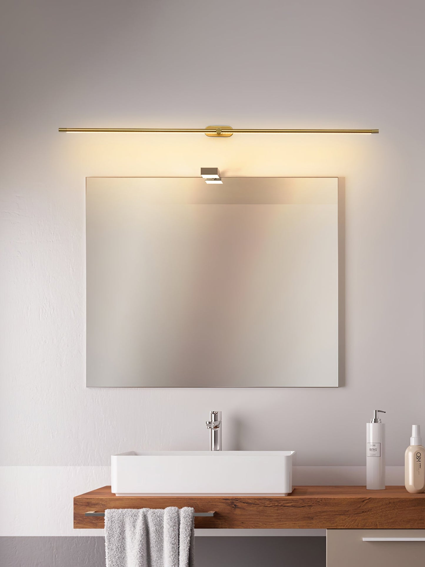 Wandlamp Minimalistisch Lineair Draadloos met Dimmer en Afstandsbediening