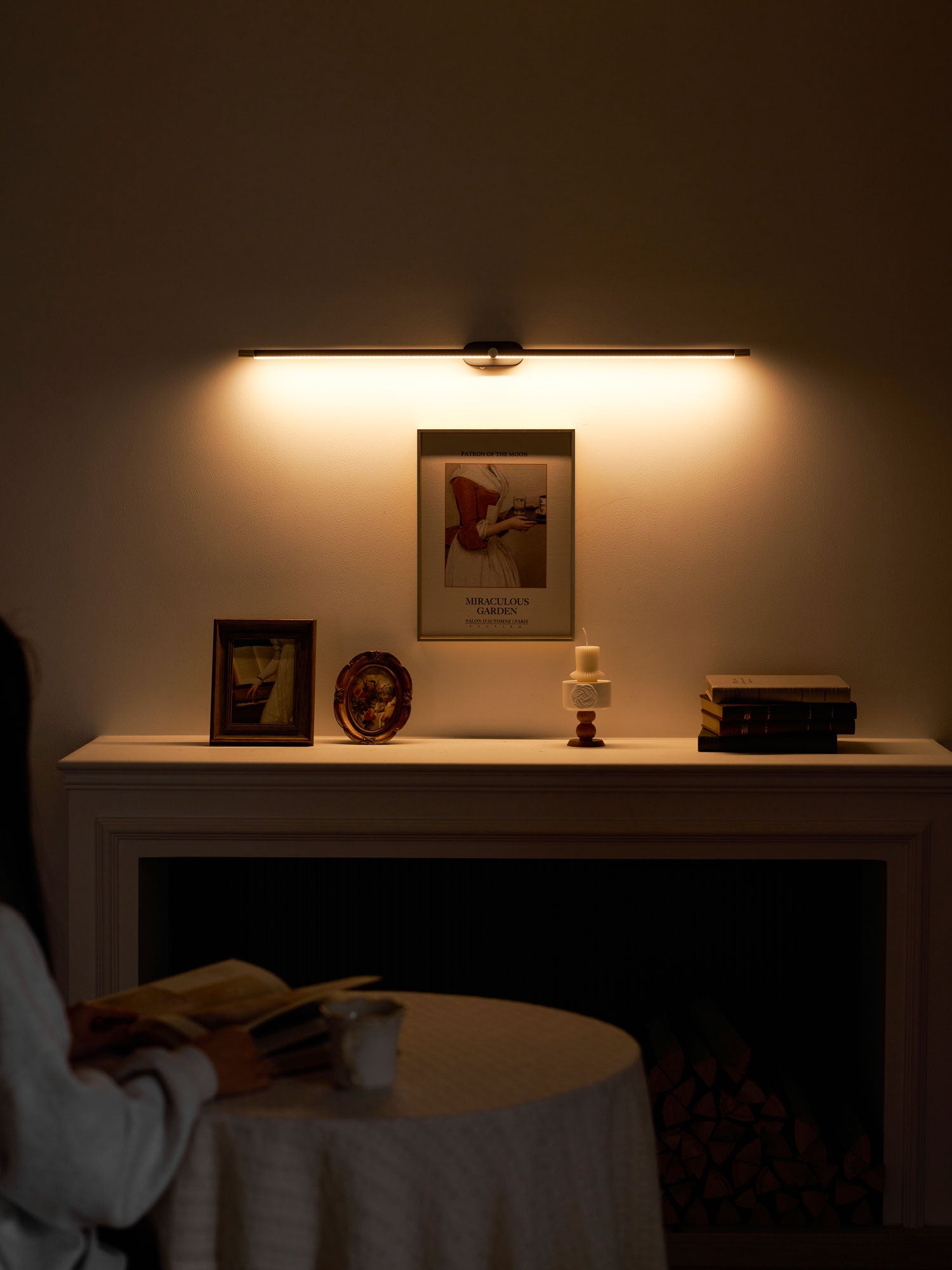 Wandlamp Minimalistisch Lineair Draadloos met Dimmer en Afstandsbediening