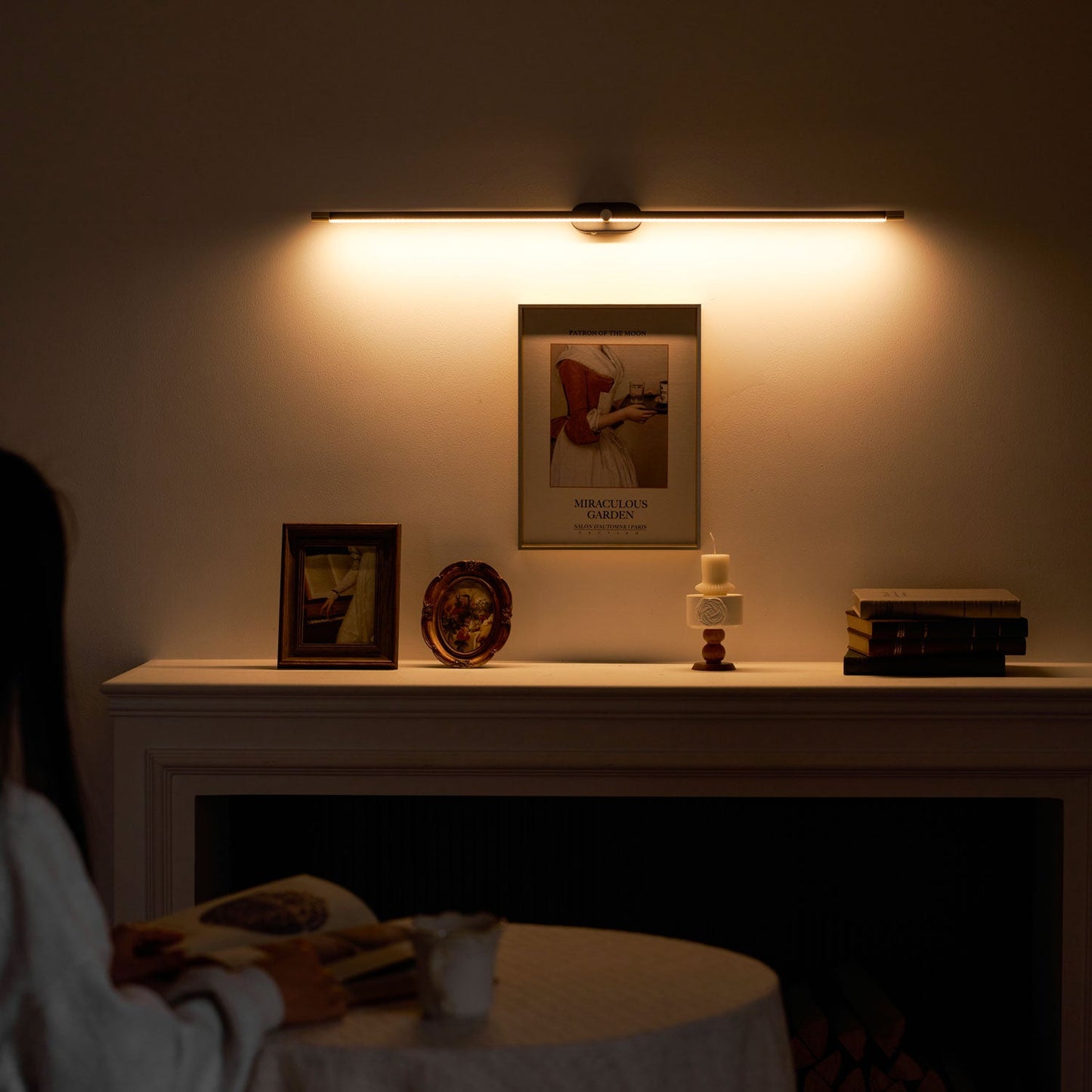 Wandlamp Minimalistisch Lineair Draadloos met Dimmer en Afstandsbediening
