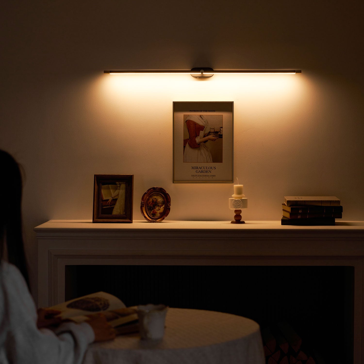 Wandlamp Minimalistisch Lineair Draadloos met Dimmer en Afstandsbediening