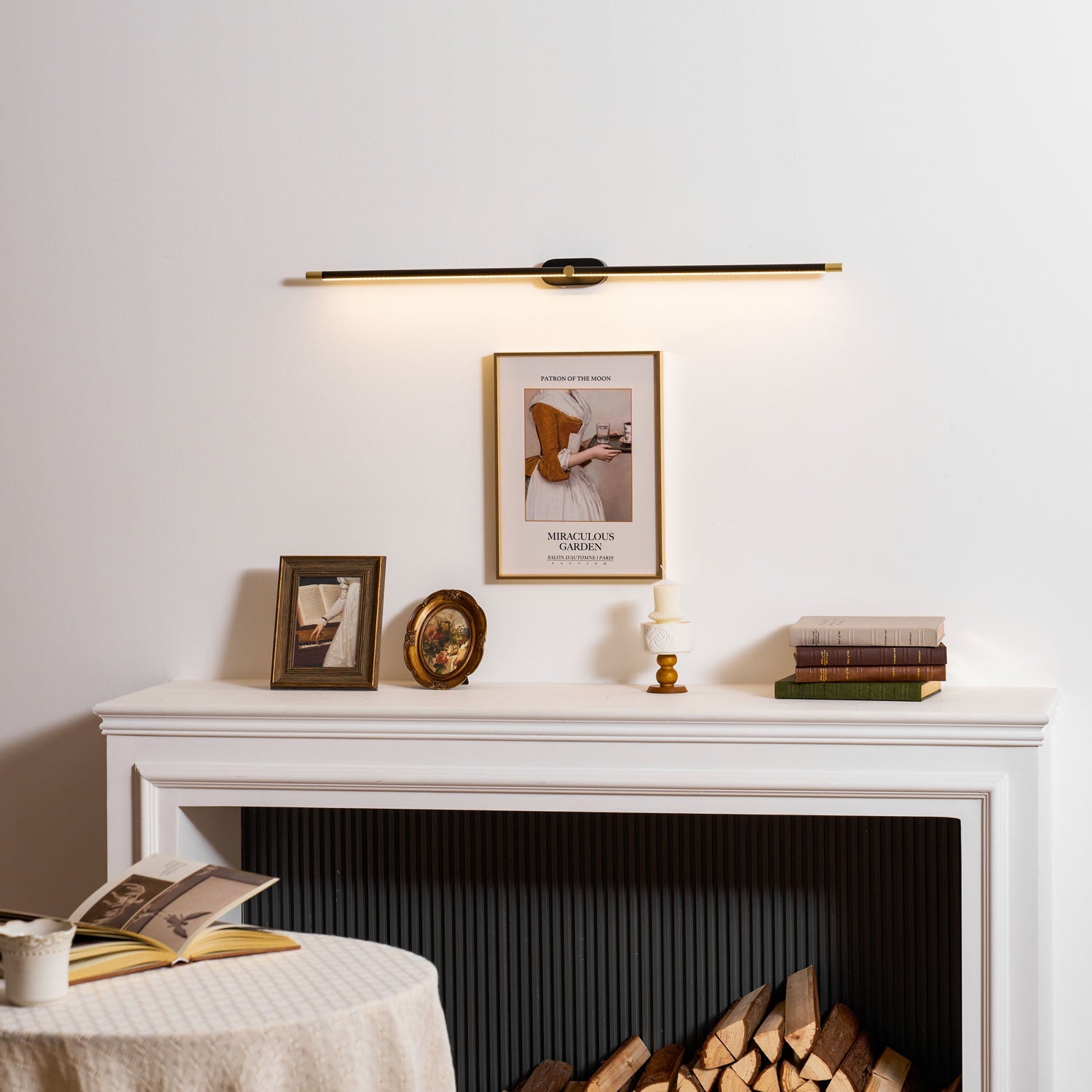 Wandlamp Minimalistisch Lineair Draadloos met Dimmer en Afstandsbediening