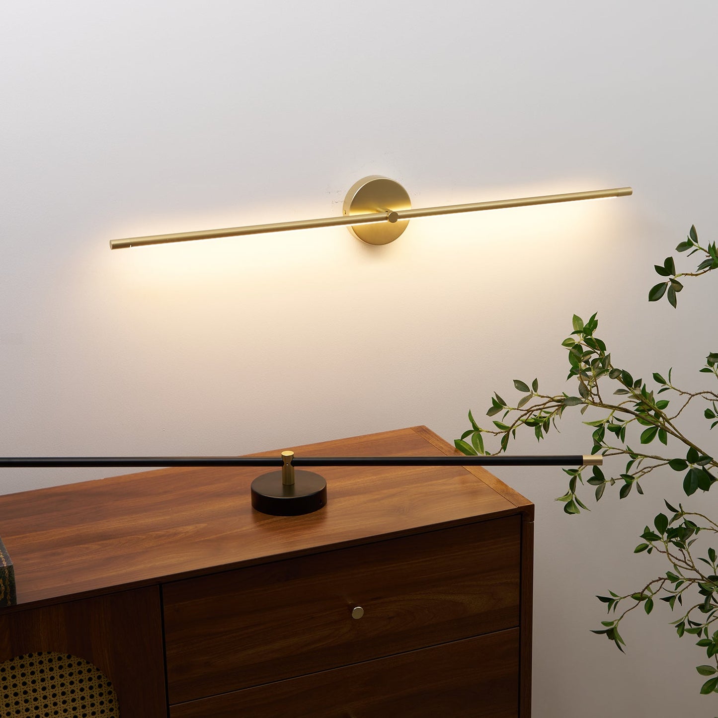 Wandlamp Minimalistisch Lineair LED voor Spiegel en Kunst met Geïntegreerde LED