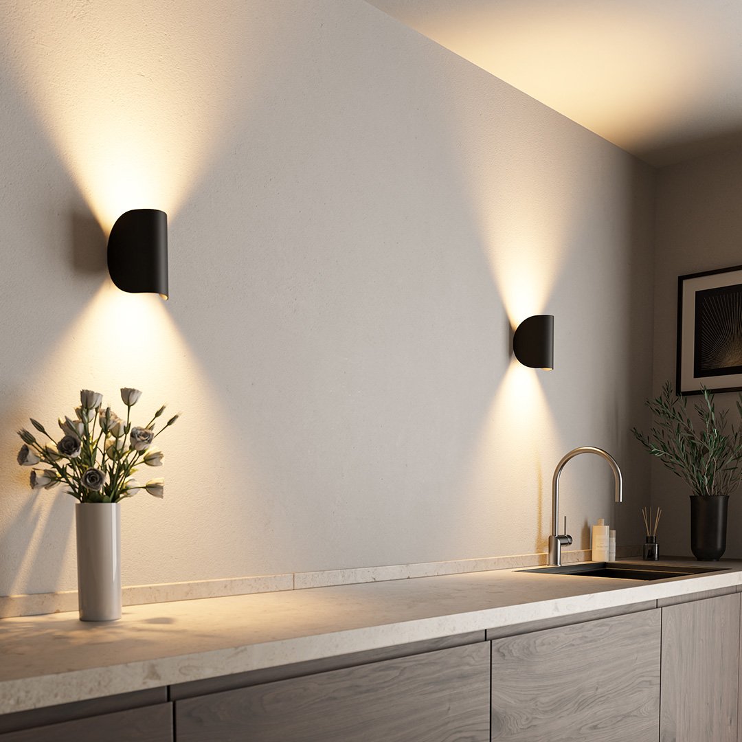 Wandlamp Minimalistisch met Draaibare Kap en Up-Down Verlichting