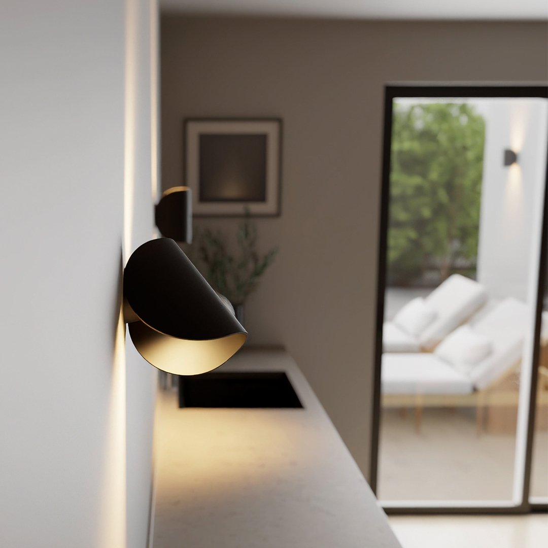Wandlamp Minimalistisch met Draaibare Kap en Up-Down Verlichting