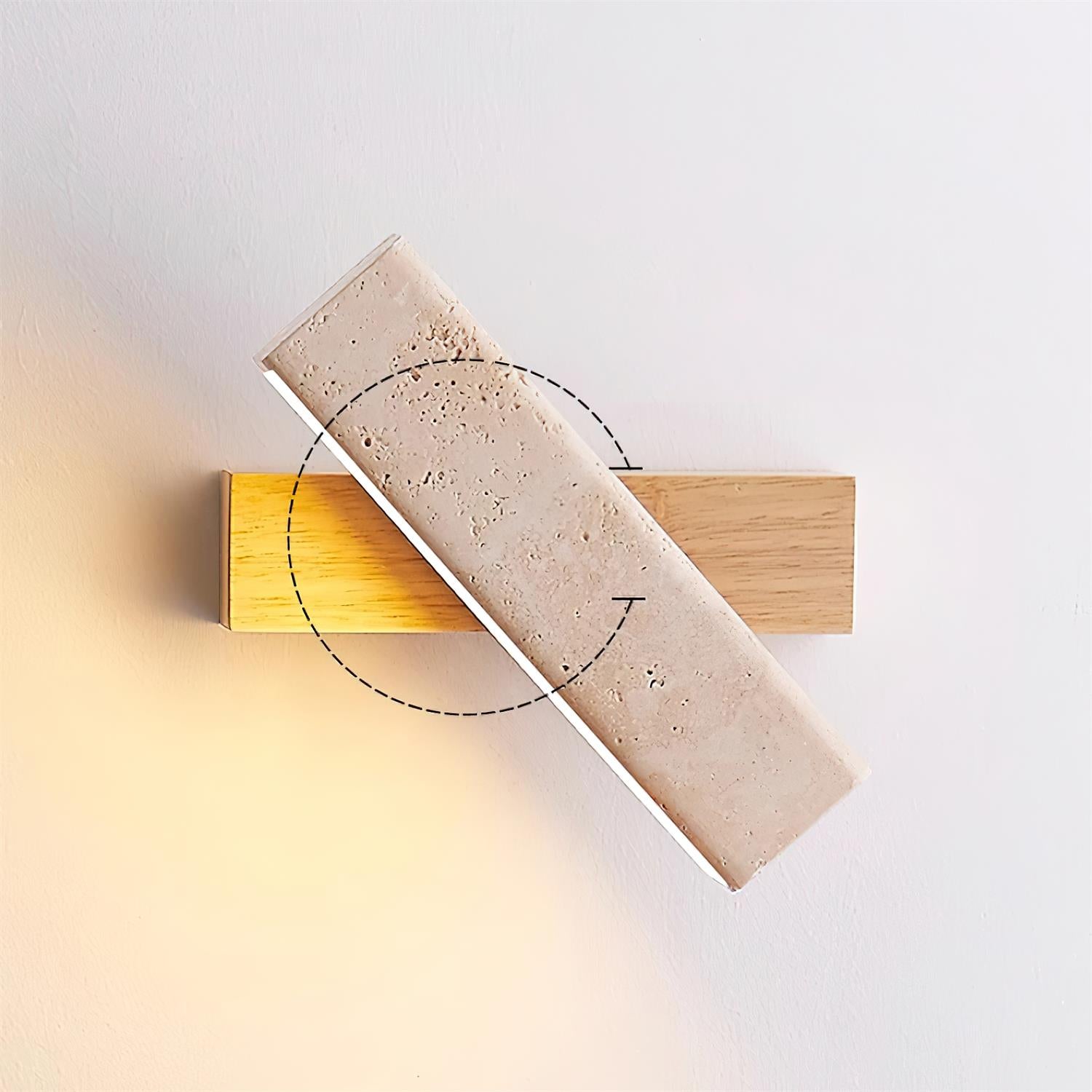 Wandlamp Minimalistisch met Draaibare Lichtbalk van 180 Graden