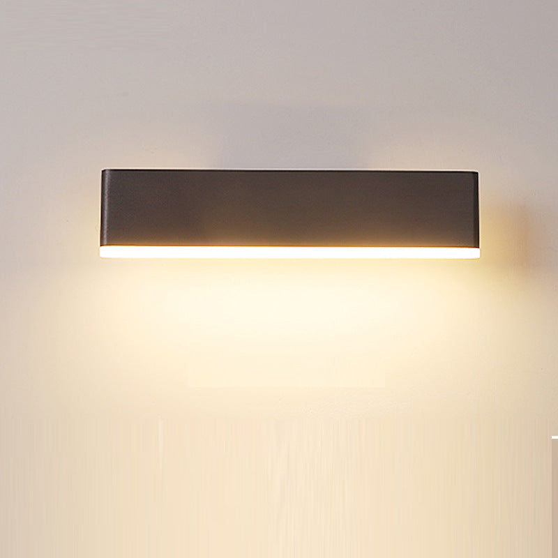 Wandlamp Minimalistisch met Draaibare Rechthoekige Kap en Geïntegreerde LED