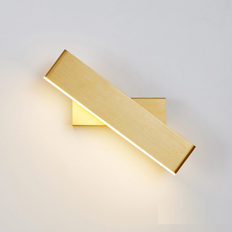 Wandlamp Minimalistisch met Draaibare Rechthoekige Kap en Geïntegreerde LED
