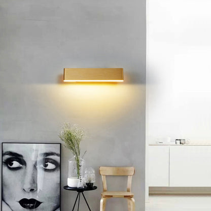 Wandlamp Minimalistisch met Draaibare Rechthoekige Kap en Geïntegreerde LED