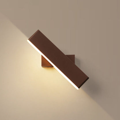 Wandlamp Minimalistisch met Draaibare Rechthoekige Kap en Geïntegreerde LED