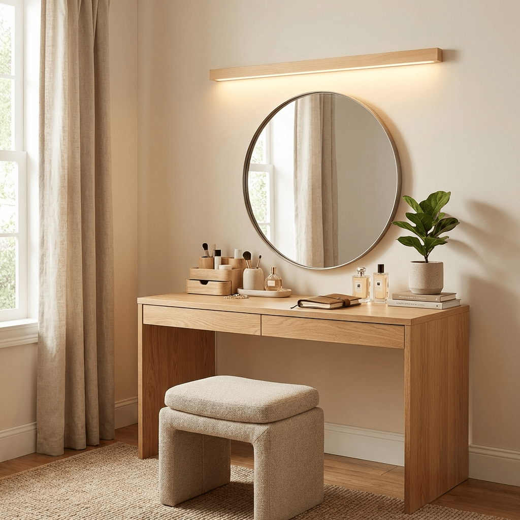 Wandlamp Minimalistisch met Geïntegreerde LED en Houten Behuizing