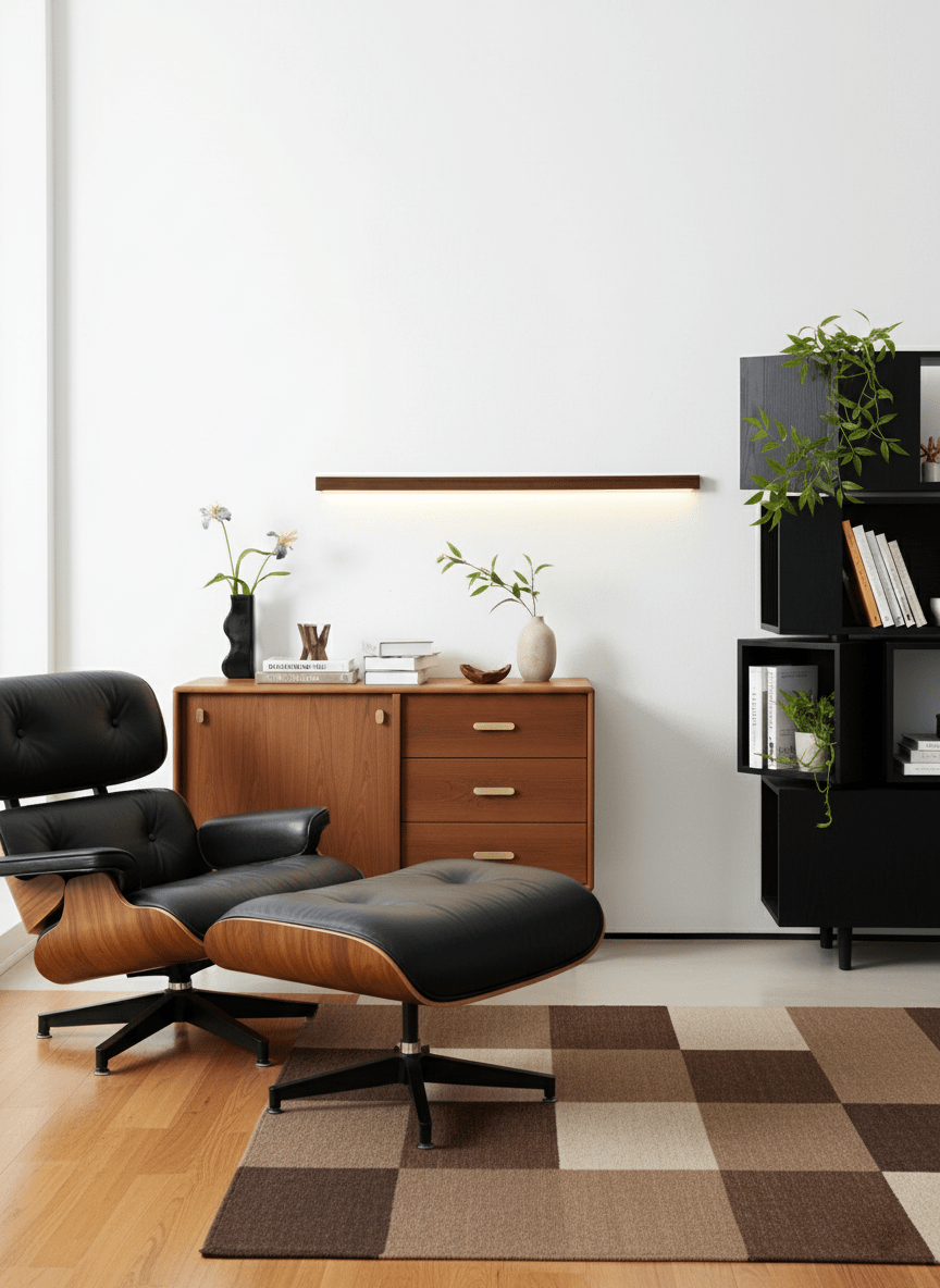 Wandlamp Minimalistisch met Geïntegreerde LED en Houten Behuizing