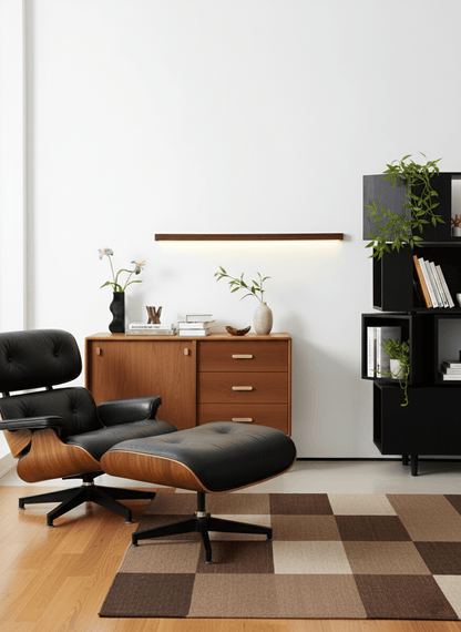 Wandlamp Minimalistisch met Geïntegreerde LED en Houten Behuizing