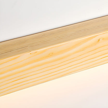 Wandlamp Minimalistisch met Geïntegreerde LED en Houten Behuizing