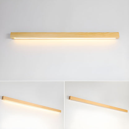 Wandlamp Minimalistisch met Geïntegreerde LED en Houten Behuizing
