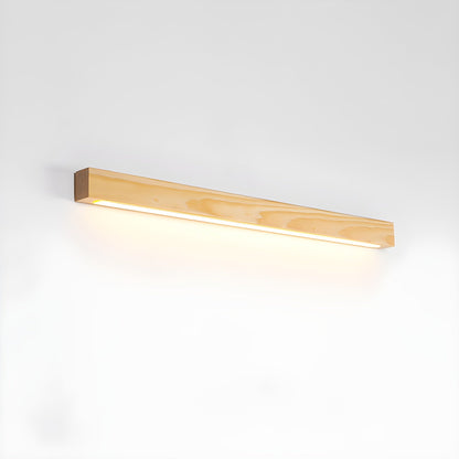 Wandlamp Minimalistisch met Geïntegreerde LED en Houten Behuizing