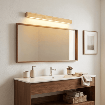 Wandlamp Minimalistisch met Geïntegreerde LED en Houten Behuizing
