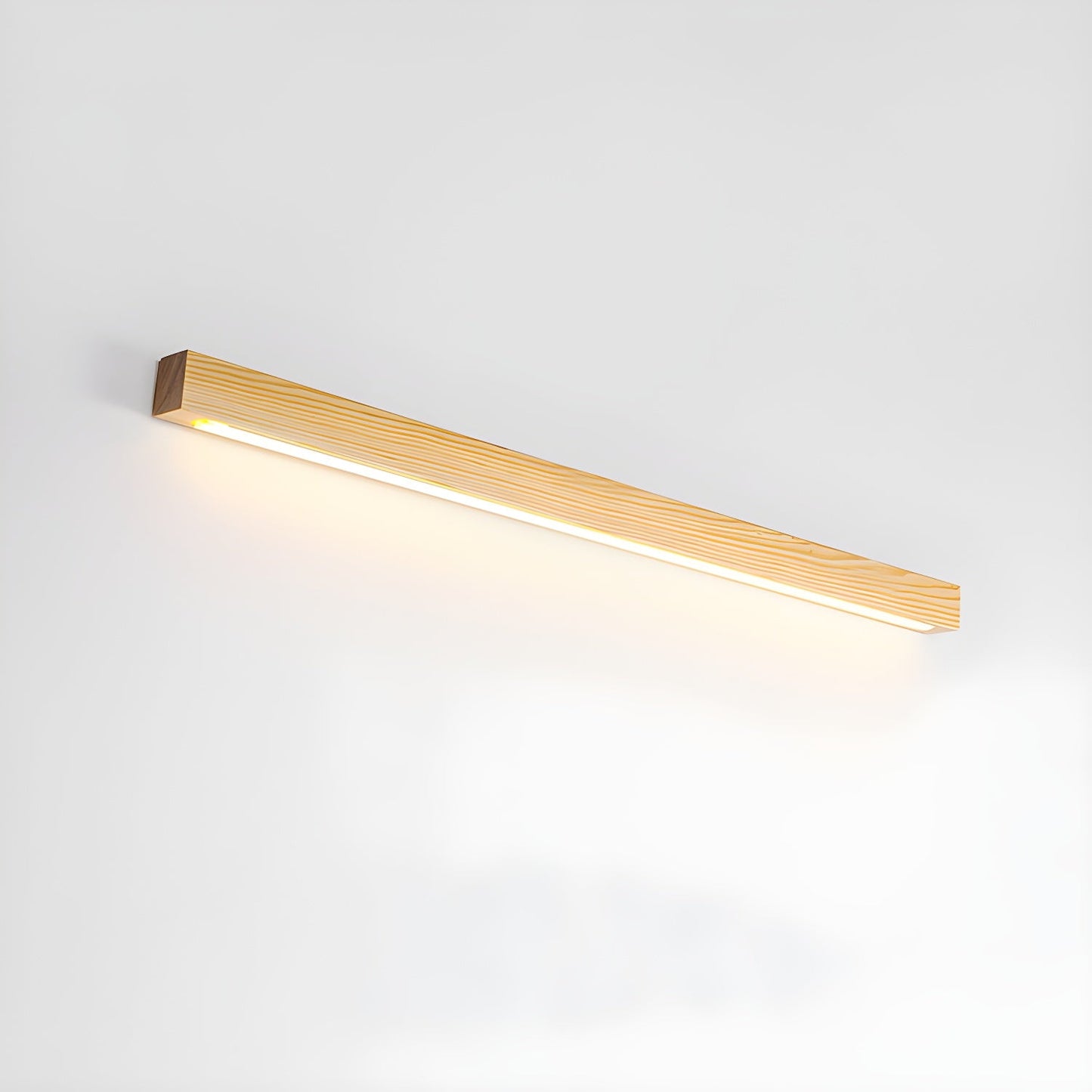 Wandlamp Minimalistisch met Geïntegreerde LED en Houten Behuizing