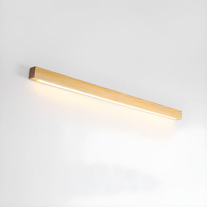 Wandlamp Minimalistisch met Geïntegreerde LED en Houten Behuizing