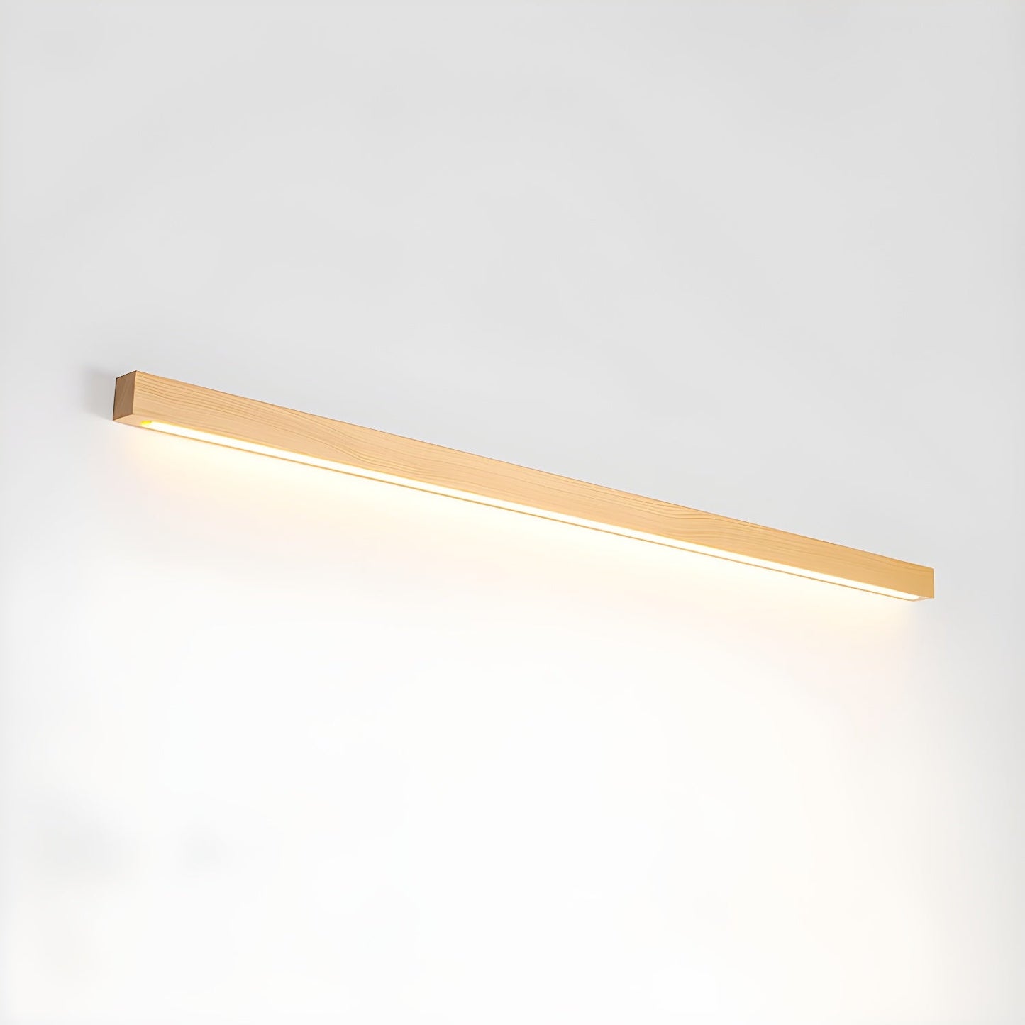 Wandlamp Minimalistisch met Geïntegreerde LED en Houten Behuizing