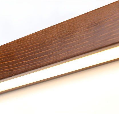Wandlamp Minimalistisch met Geïntegreerde LED en Houten Behuizing