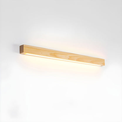 Wandlamp Minimalistisch met Geïntegreerde LED en Houten Behuizing