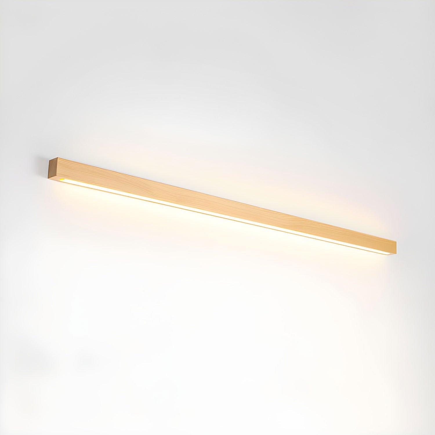 Wandlamp Minimalistisch met Geïntegreerde LED en Houten Behuizing